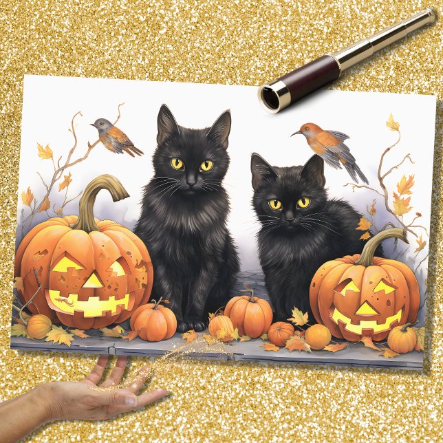 Seda Papel de desconfianza para gatos de Halloween 4 (Subido por el creador)