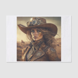 Seda Papel de desconfianza para mujer de Steampunk