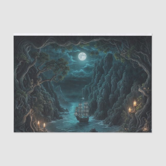 Seda Papel de desconfianza pirata de Hideaway (Anverso)