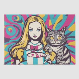 Seda Papel de desconsuelo de popart de Maravilla
