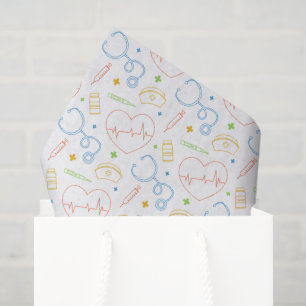 Seda Papel de descoupage de enfermera médica, salud méd