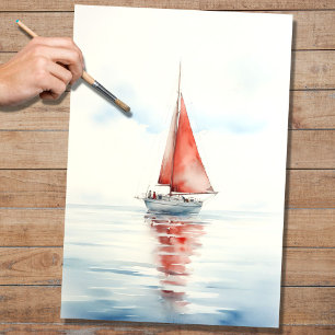 Seda Papel de desembarque de barco de vela 2
