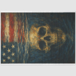 Seda Papel de desenlace de cráneo y reflexión sumergido