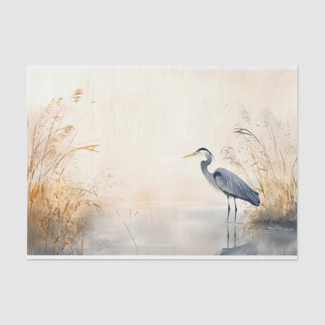 Seda Papel de deshielo de Blue Heron 6 (Anverso)