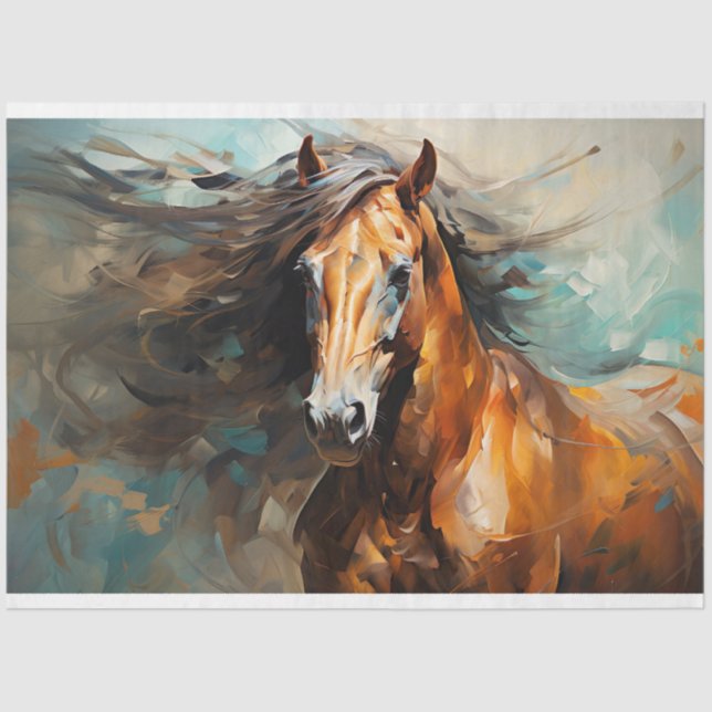 Seda Papel de deshielo de caballo salvaje 3 (Anverso)