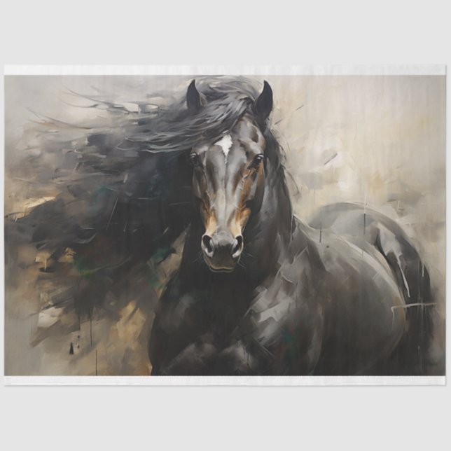 Seda Papel de deshielo de Caballo salvaje 7 (Anverso)