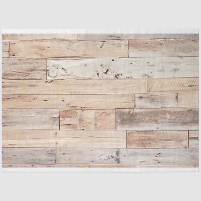 Seda Papel de deshielo de madera rústica (Anverso)