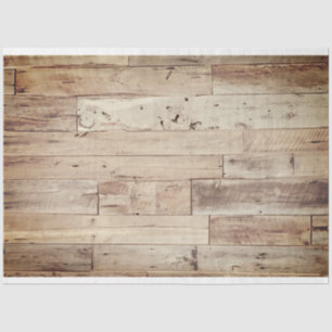 Seda Papel de deshielo de madera rústica