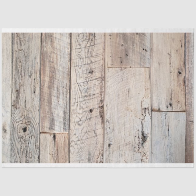 Seda Papel de deshielo de madera rústica (Anverso)