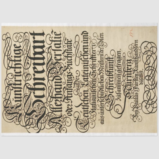 Seda Papel de deshielo de muebles de script (Anverso)