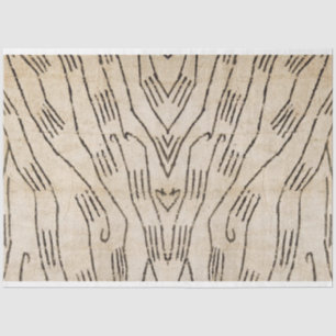 Seda Papel de deshielo de muebles textiles africanos