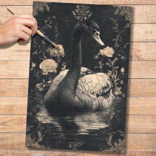 Seda Papel de deshielo del cisne negro 1