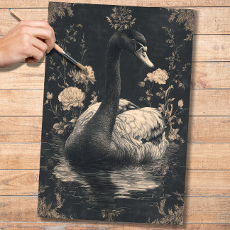 Seda Papel de deshielo del cisne negro 1