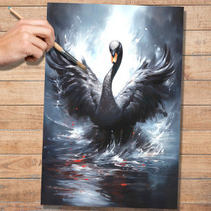 Seda Papel de deshielo del cisne negro 3