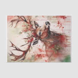 Seda Papel de desinformación de renos para navidades