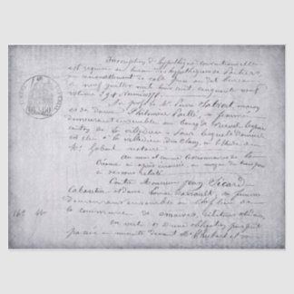 Seda Papel de discusión de guión antiguo francés