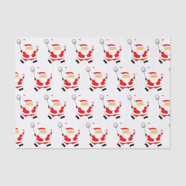 Seda Papel de discusión para Navidades de Badminton (Anverso)