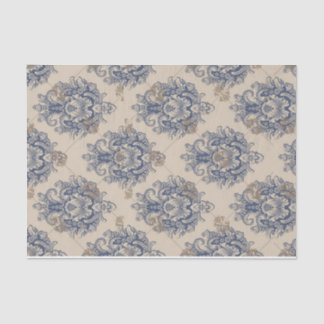 Seda Papel de diseño de patrón de cosecha barroco