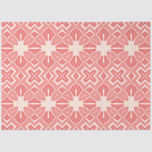 Seda Papel de diseño del deco de arte rosa (Anverso)