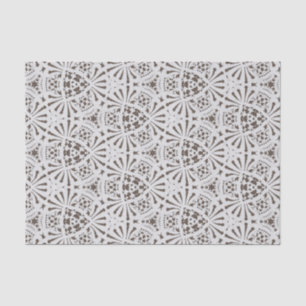 Seda papel de encaje Grabado en relieve