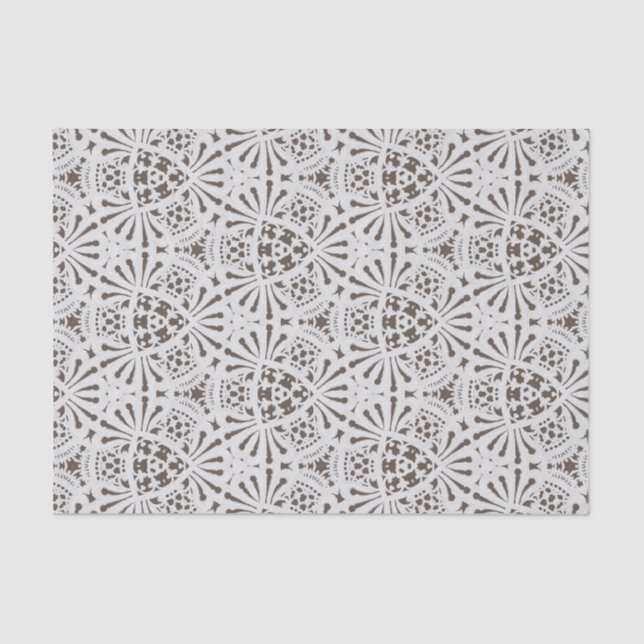 Seda papel de encaje Grabado en relieve (Anverso)