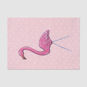 Seda Papel de envoltorio para regalos rosado grande del