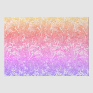 Seda Papel de envoltura de flores de época