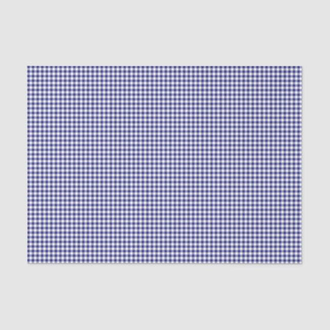 Seda PAPEL DE ENVOLTURA DE GINEBRA DE Gingham-TISSUE az (Anverso)