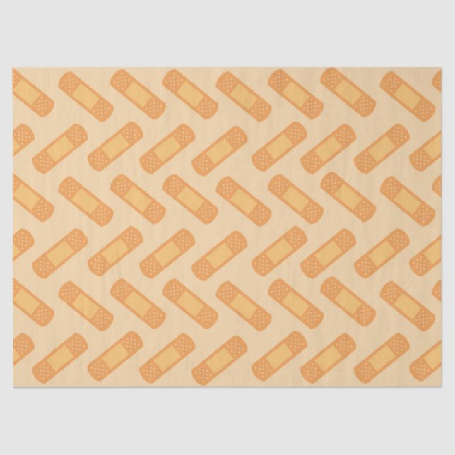 Seda papel de envoltura de patrón de vendaje de enferme (Anverso)