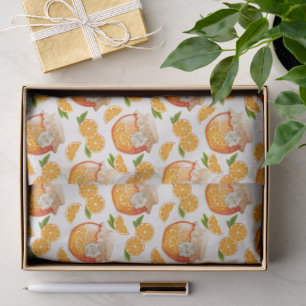 Seda Papel de envolver con mermelada de naranja
