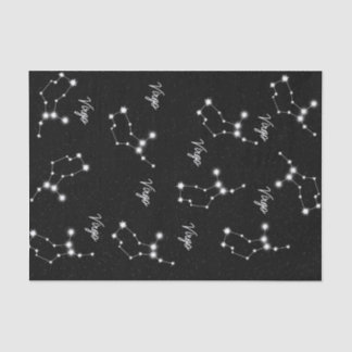 Seda Papel de envolver de rótulo Virgo Star