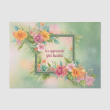 Papel de envolver tejido tropical personalizable