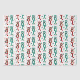 Seda Papel de envolvimiento de los Navidades de Kat con