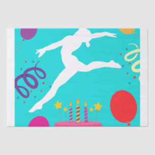 Seda Papel de envolvimiento de partido de cumpleaños de