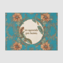 Papel de envolvimiento de tejidos con plumas de pe