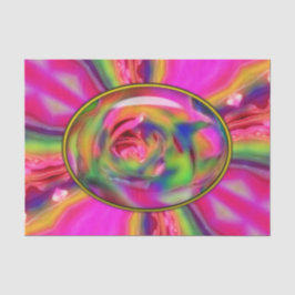 Seda Papel de envolvimiento de tejidos para Rosas canal