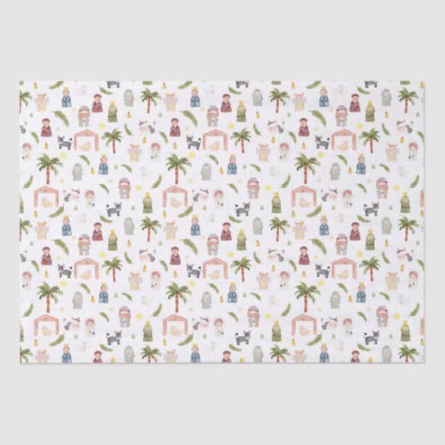 Seda Papel de envolvimiento de vacaciones de los Navida (Anverso)