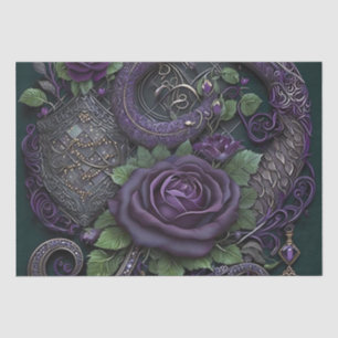 Seda Papel de envolvimiento morado de Snake Celtic Knot