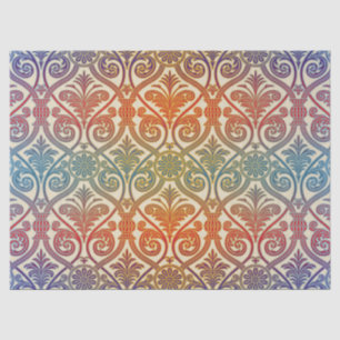 Seda Papel de fondo de pantalla de contorno de damasco 