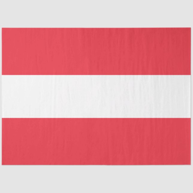 Seda Papel de la bandera austríaca (Austria) (Anverso)