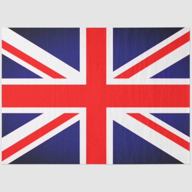 Seda Papel de la bandera británica (Anverso)
