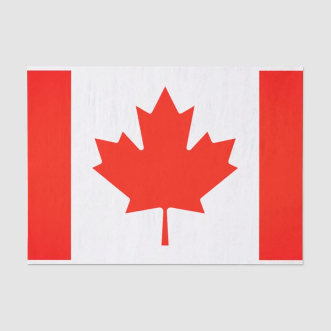 Seda Papel de la bandera de Canadá (Anverso)