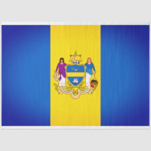 Seda Papel de la bandera de Filadelfia