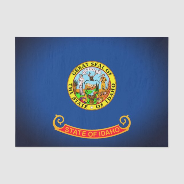 Seda Papel de la bandera de Idaho (Anverso)