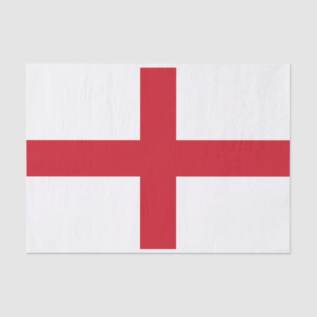 Seda Papel de la bandera de Inglaterra (Anverso)