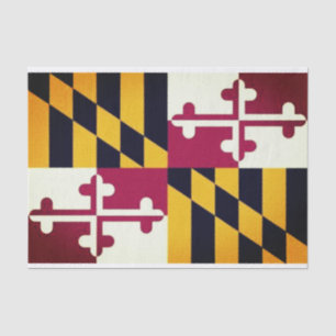 Seda Papel de la bandera de Maryland