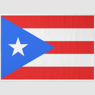 Seda Papel de la bandera de Puerto Rico