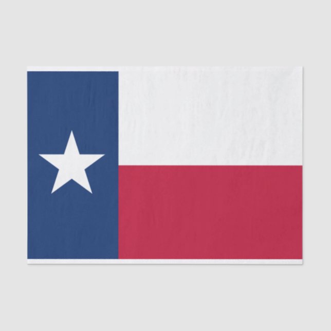 Seda Papel de la bandera de Texas (Anverso)