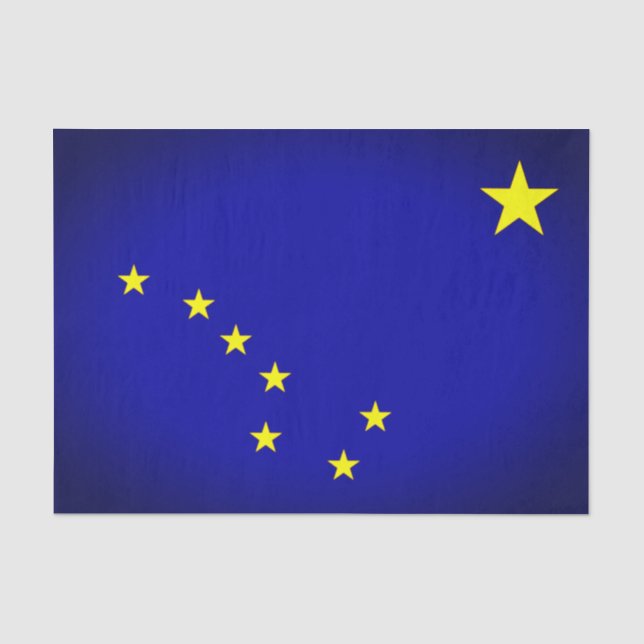 Seda Papel de la bandera del estado de Alaska (Anverso)