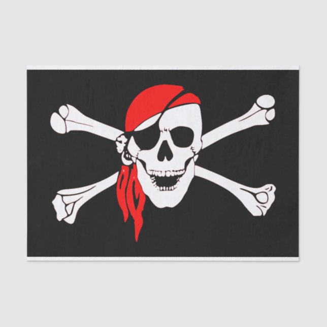 Seda Papel de la bandera pirata (Anverso)